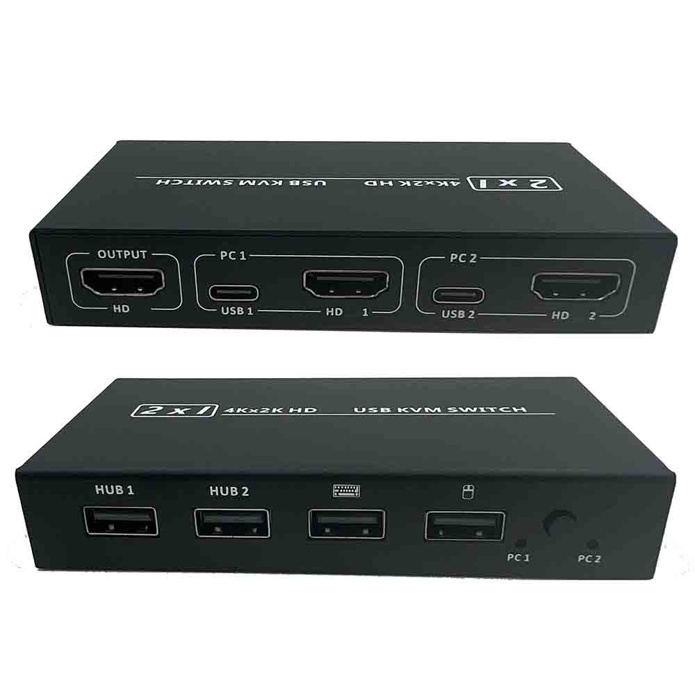 Hdmi Matrix Switch - 2 в 1 выход USB HDMI-совместимый
