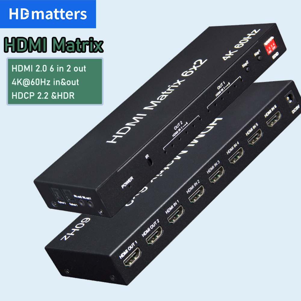 Hdmi Matrix Switch - HDMI-матрица 4K 60Гц HDMI 2.0 Матричный