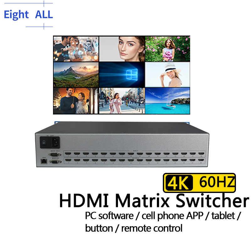 Hdmi Matrix Switch - Матричный коммутатор 4K@60 HDMI 8x8 4x4