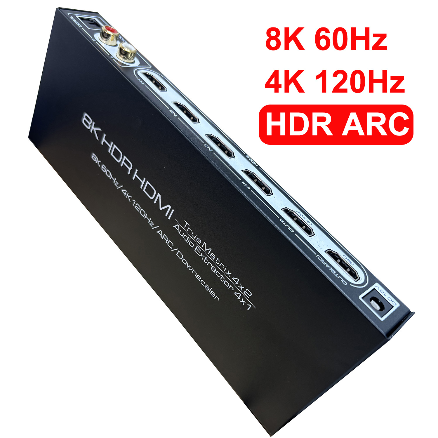 Hdmi Matrix Switch - 8K 60Hz HDMI Matrix 4x2 Поддержка