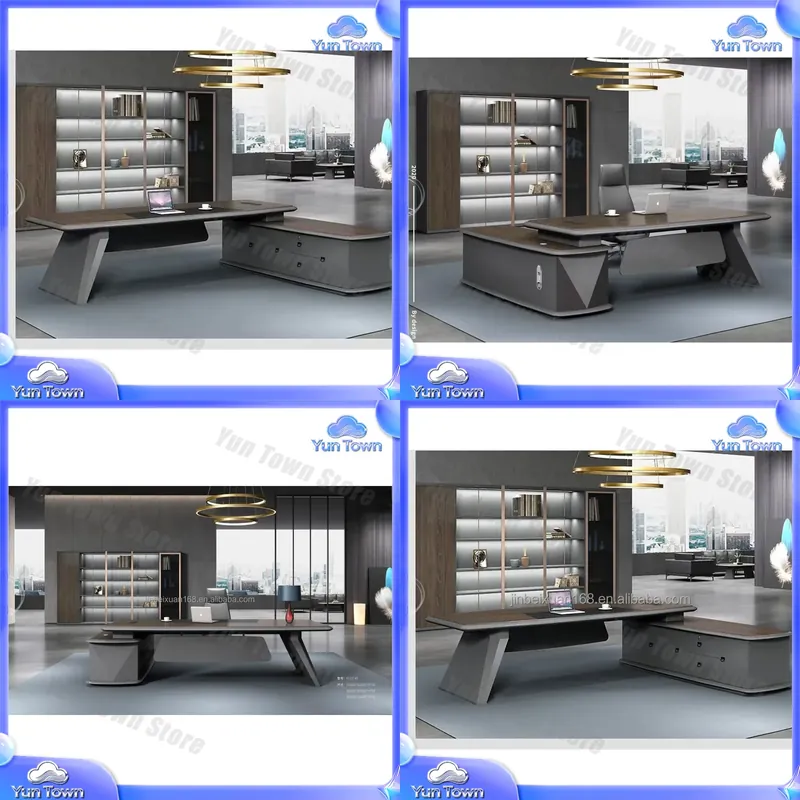 High Tech Office Room - Высокотехнологичный роскошный офисный стол для руководителя