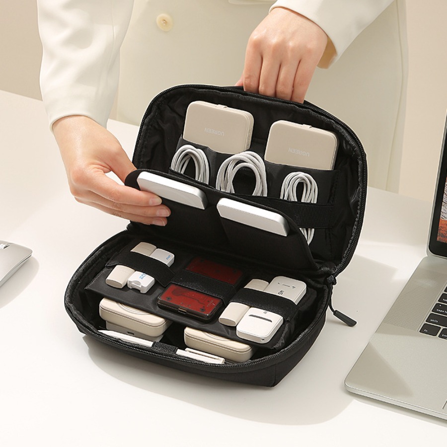 Office Tech Bag - Портативный органайзер для кабелей и электроники,