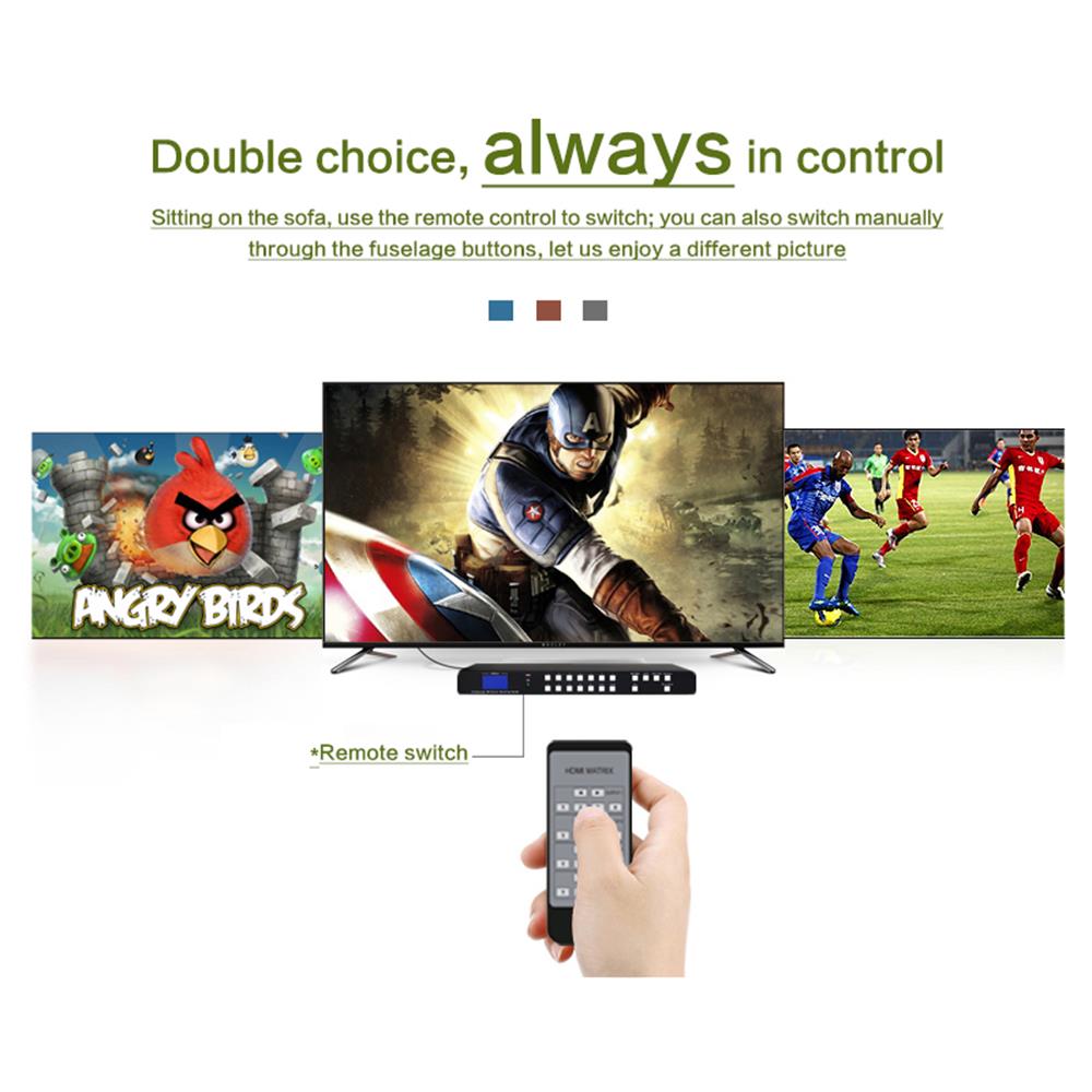 Матричный HDMI-коммутатор 8x8, – обзор и цена Hdmi Matrix Switch