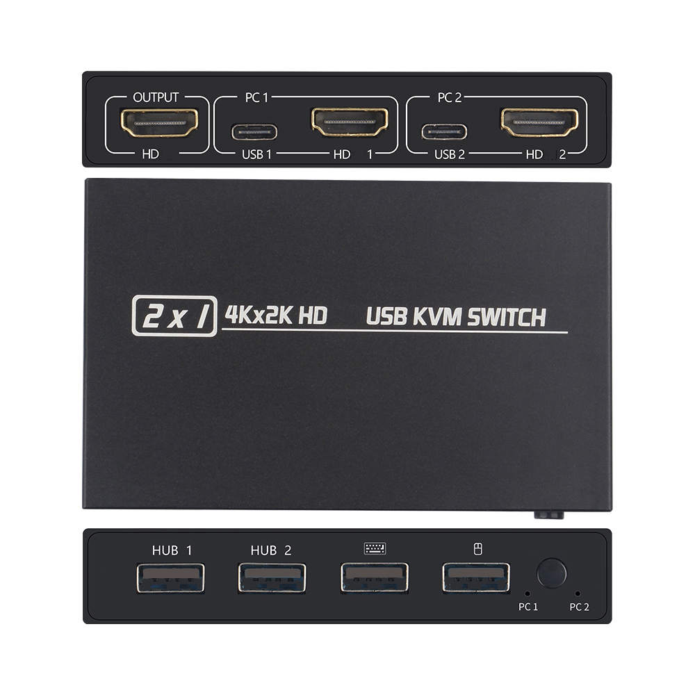2 в 1 выход USB HDMI-совместим – обзор и цена Hdmi Matrix Switch