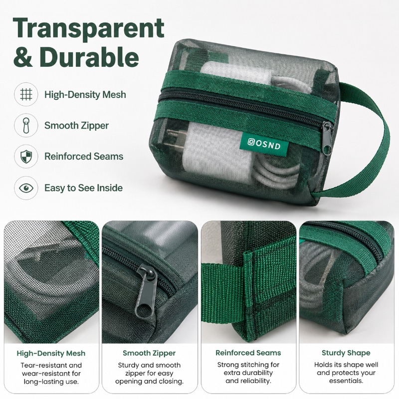 Набор из 6 сетчатых органайзер – обзор и цена Office Tech Bag