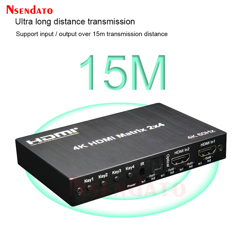 Матричный HDMI-коммутатор 2x4  – обзор и цена Hdmi Matrix Switch