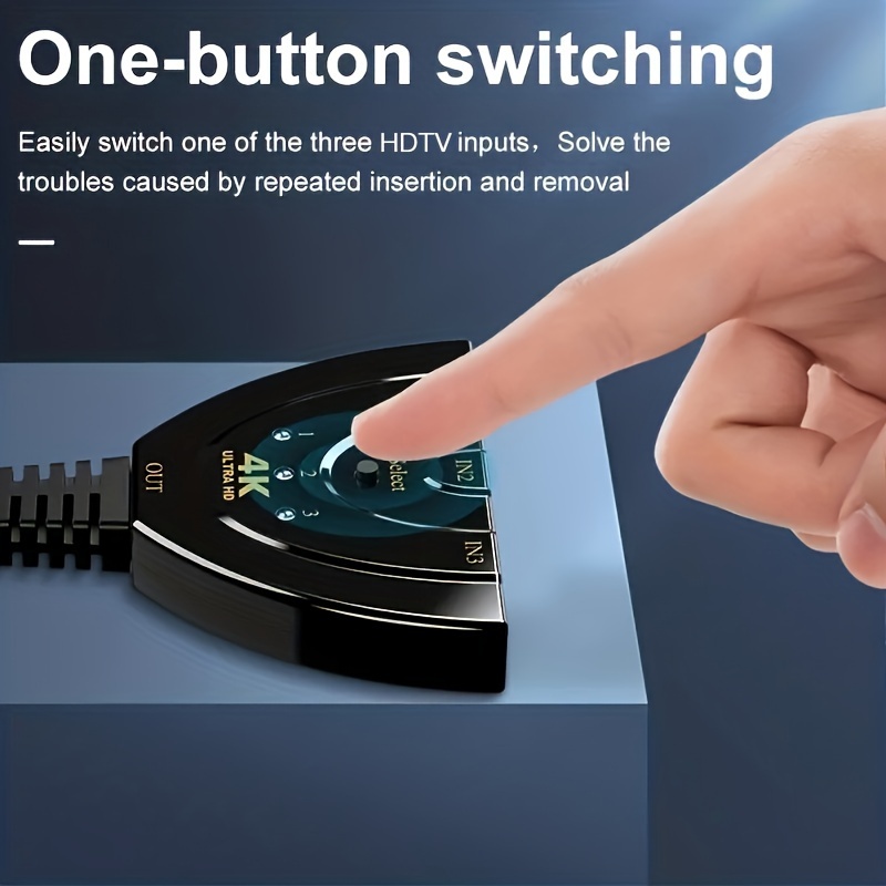 4K * 2K 3-портовый HDTV-совмес – обзор и цена Hdmi Matrix Switch