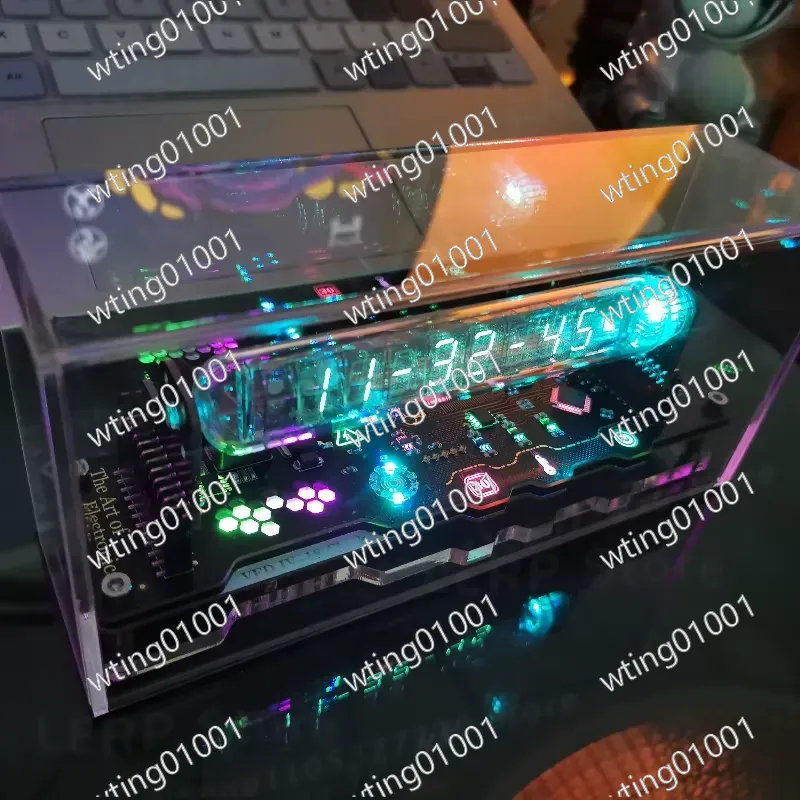 Настольные часы в стиле Nixie  – обзор и цена Tech Office Vibe