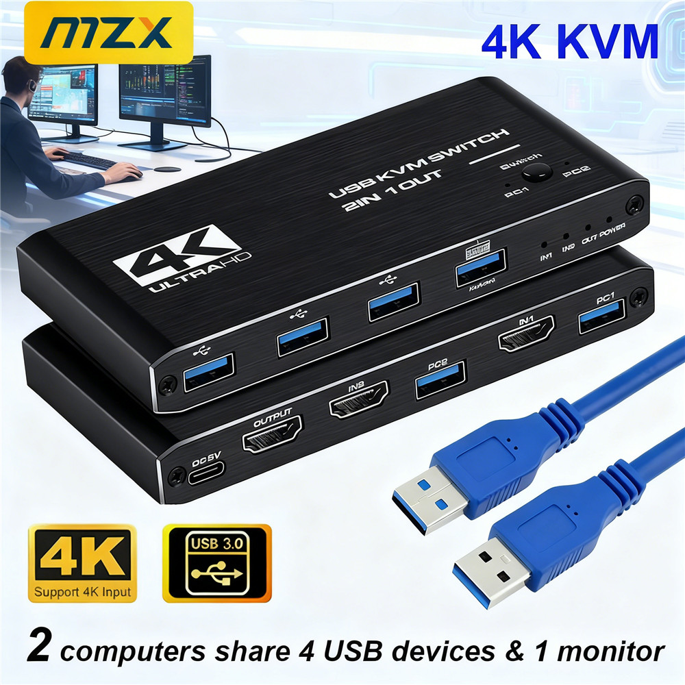 KVM-переключатель 4K 60 Гц, US – обзор и цена Hdmi Matrix Switch