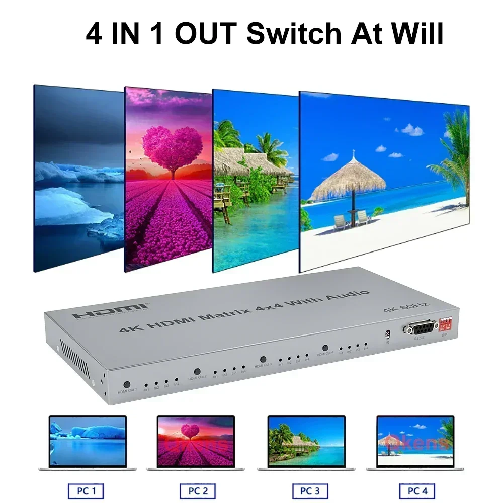 Матричный HDMI-коммутатор 4K 6 – обзор и цена Hdmi Matrix Switch