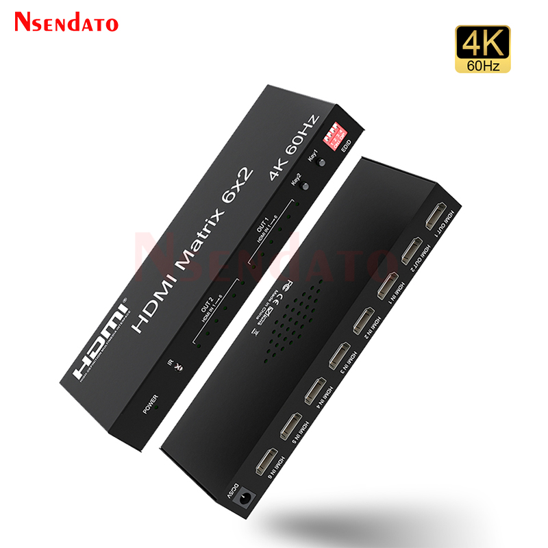 Матричный HDMI-коммутатор 6x2  – обзор и цена Hdmi Matrix Switch
